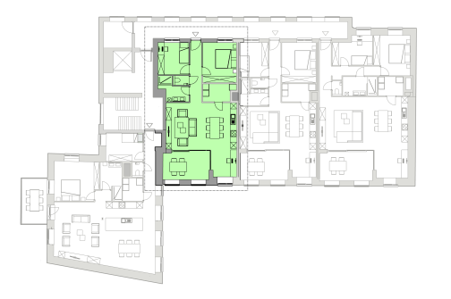 Situering appartement 202